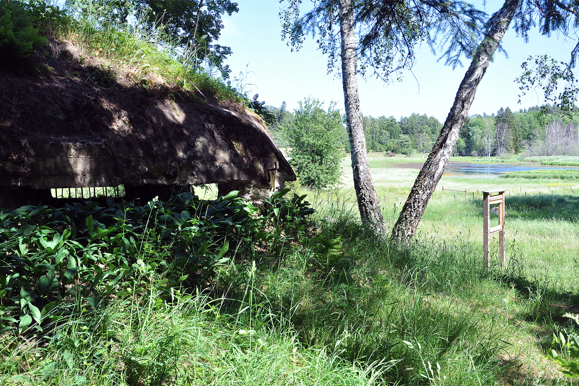 Prästgårdsfortet Norra fronten Täby Arkeologi Arkeologikonsult